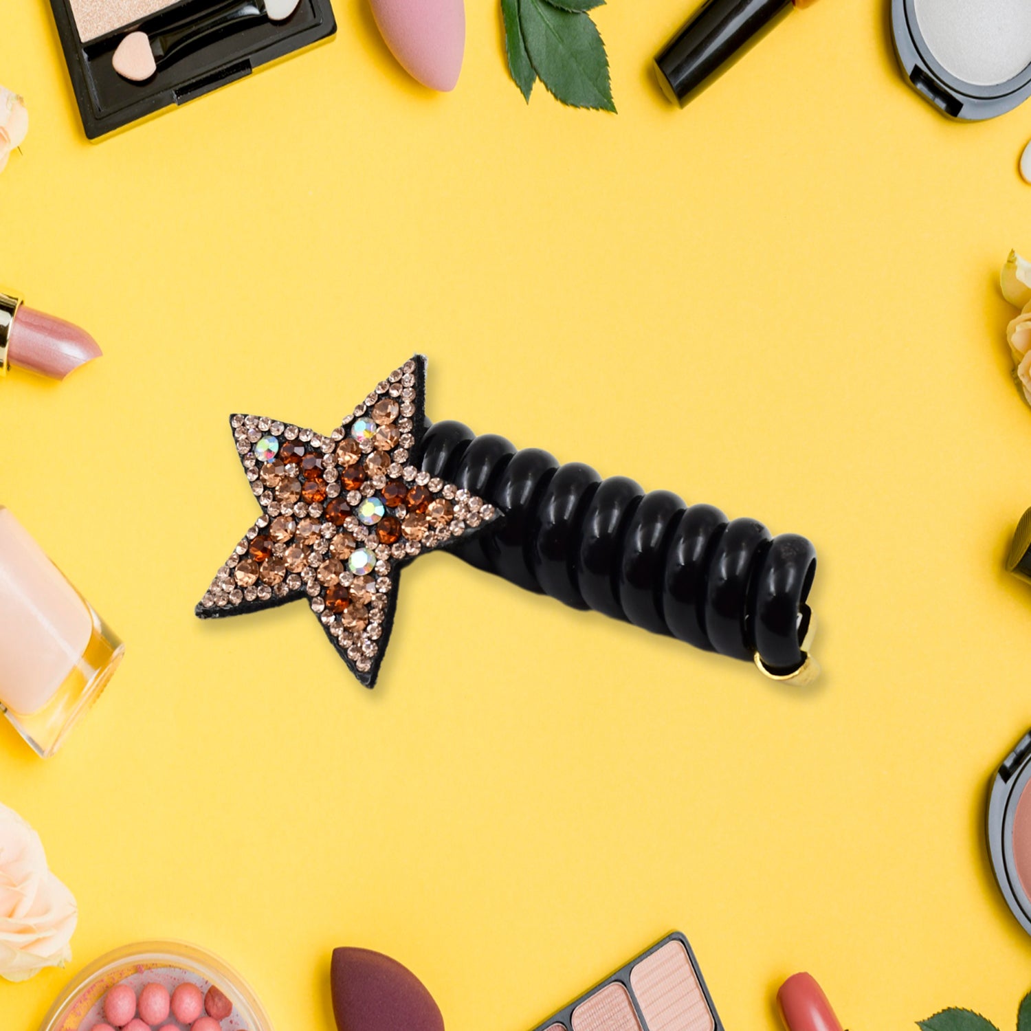 Colourful Telephone Wire Hairbands (1 Pc  Mix Design) Colourful Telephone Wire Hairbands (1 Pc  Mix Design)